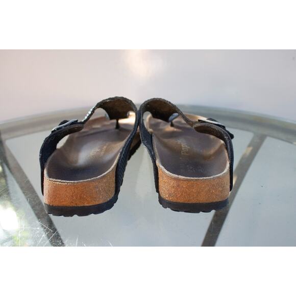 BIRKENSTOCK Sandals Gizeh Thong BLACK Polka Dot Papillio Womens 36-35 / L5 - Picture 5 of 13